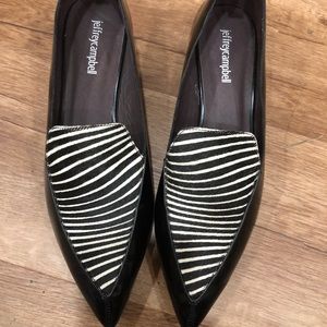 Jeffrey Campbell Zebra Kitten Heel